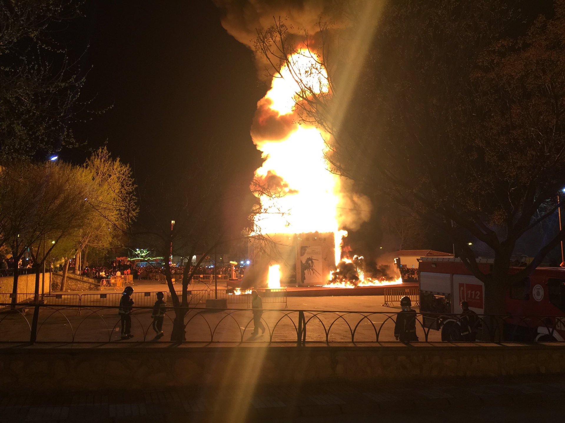 Arde un histórico San José