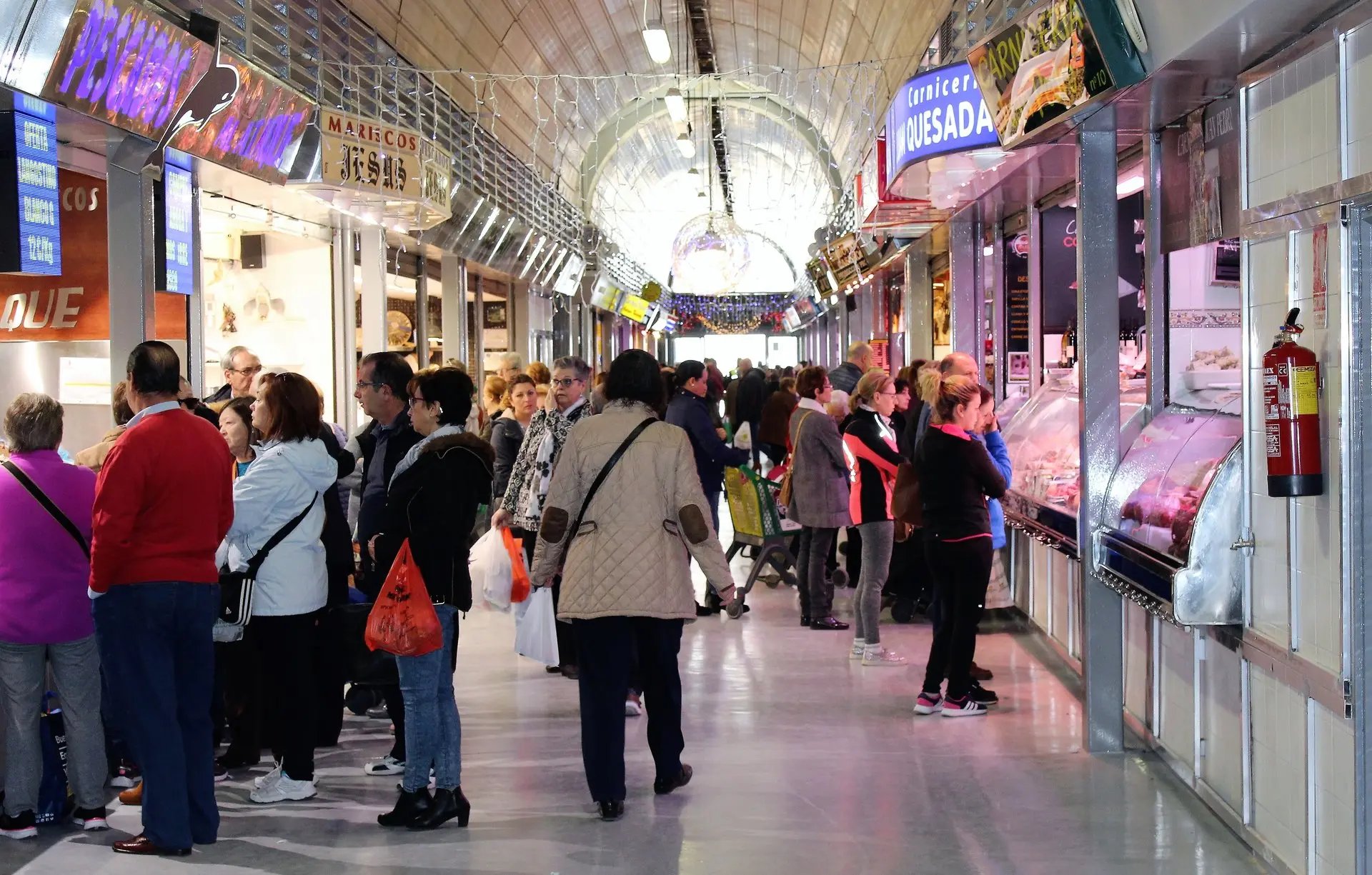 Obras sin acabar en el Mercado de San Francisco