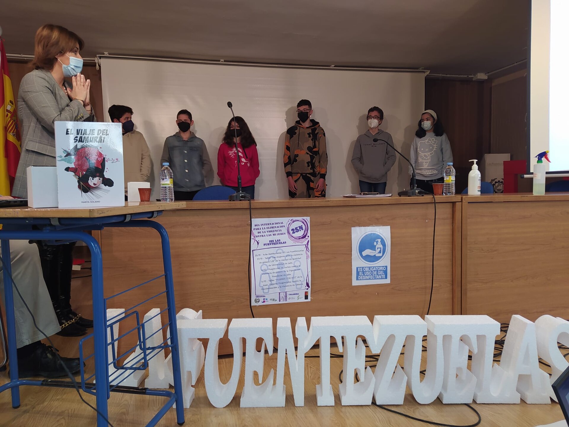 Jornada literaria con Marta Solano en el IES Las Fuentezuelas