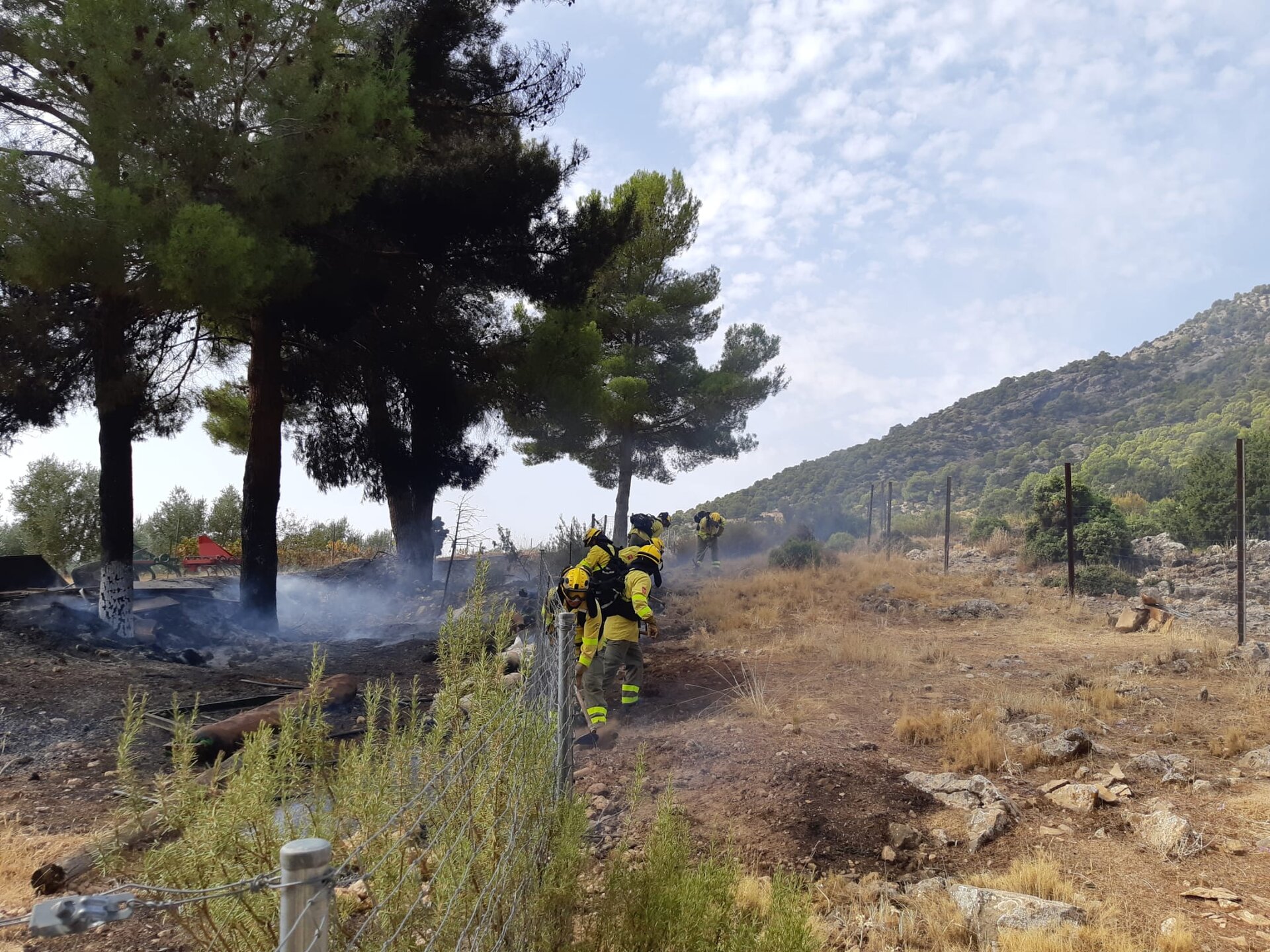 SUCESO I El incendio forestal en Pozo Alcón ya está extinguido