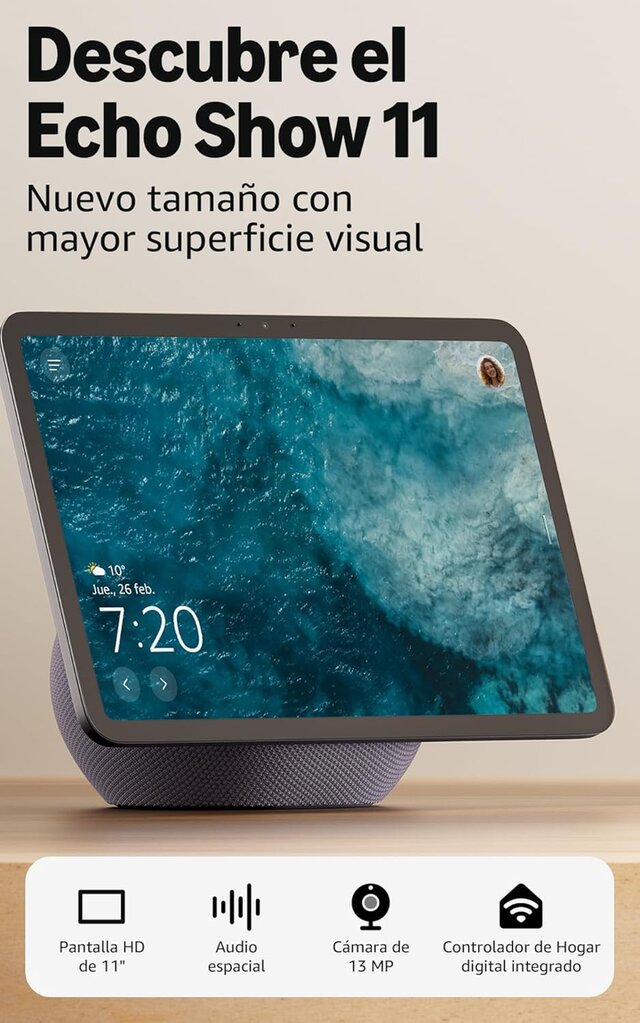 Amazon Echo Show 11 (12”): análisis real, accesibilidad y guía