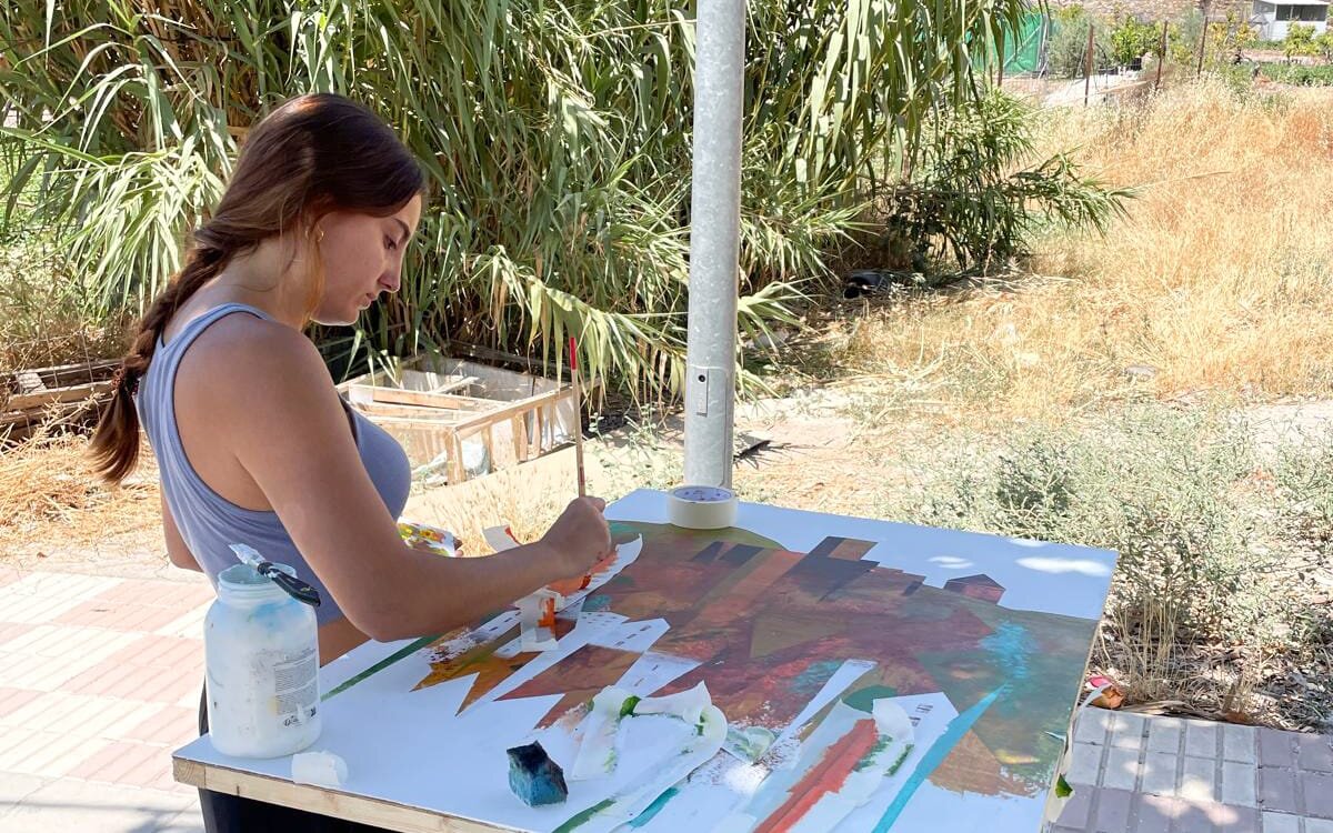 "Me gusta pintar lo que me rodea, lo que tengo al alcance de la visión"