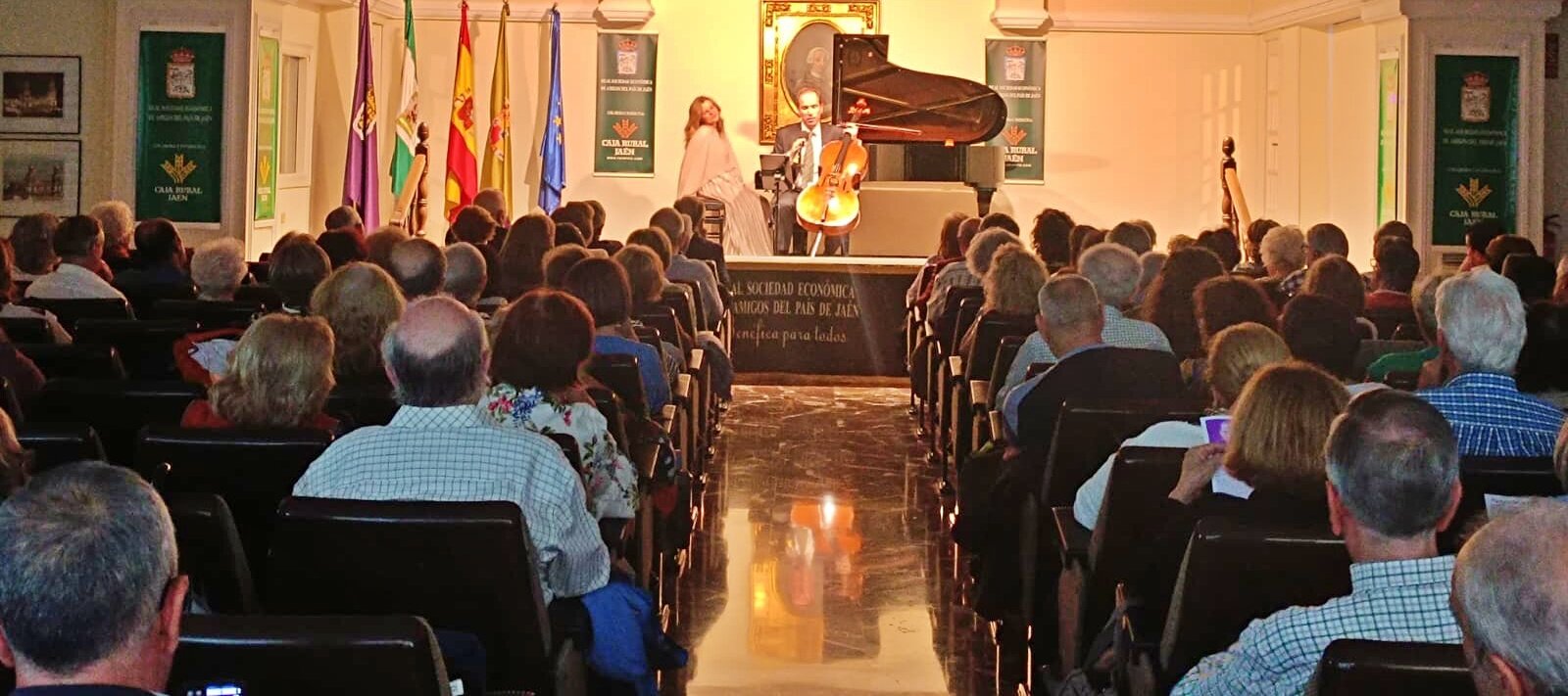 Gran concierto de violonchelo y piano en la Económica
