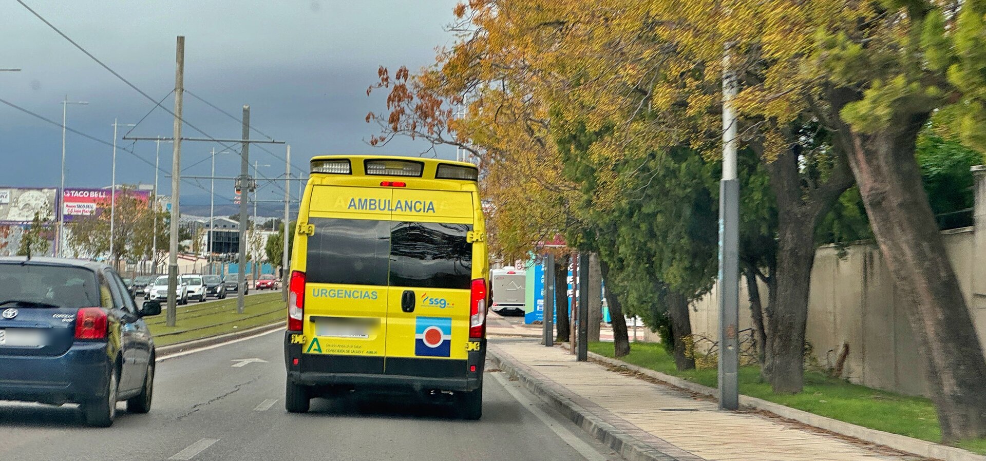 Dos heridos en el incendio de un portal en Jaén