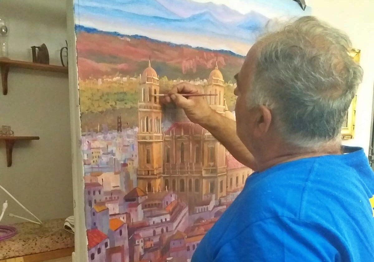 Juan Bautista Ochando, el albañil que ama la pintura