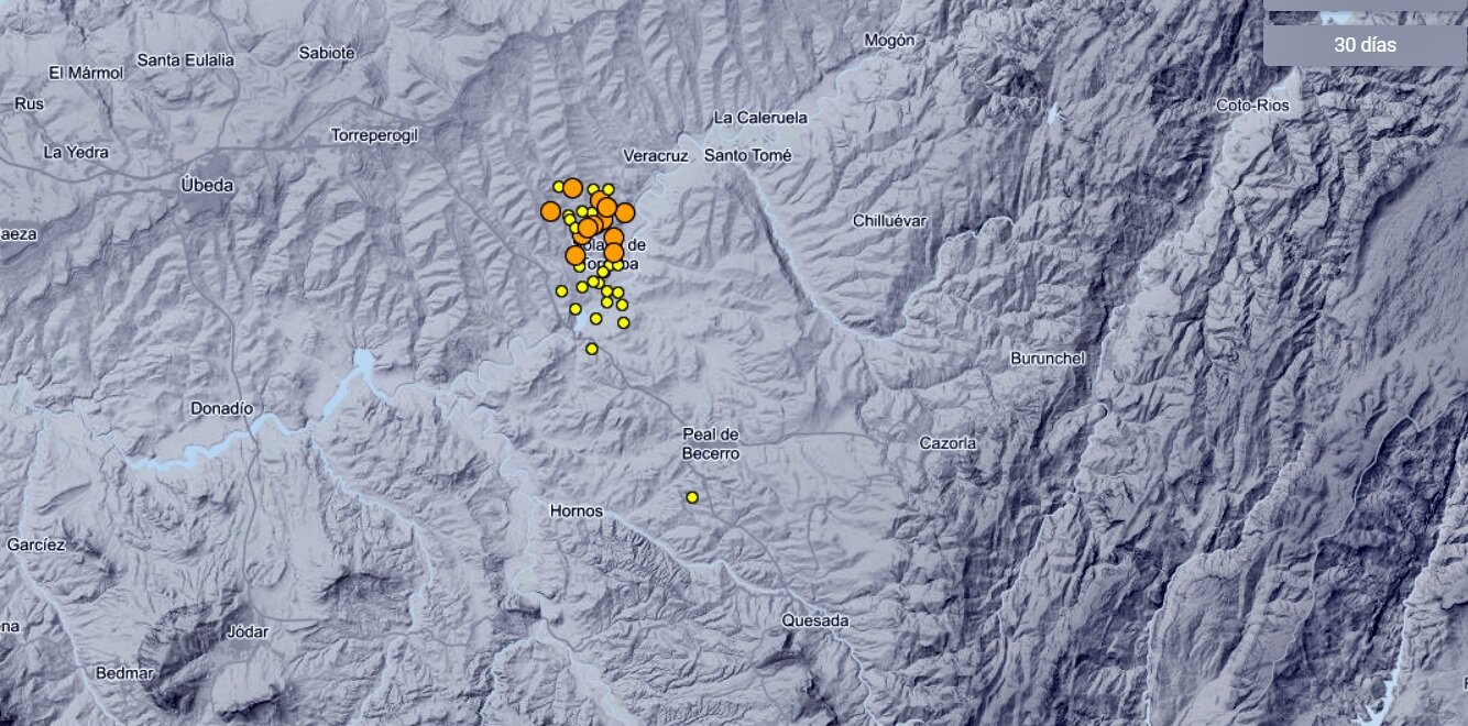 Una serie sísmica con 39 seísmos activa la vigilancia en Santo Tomé y Peal de Becerro