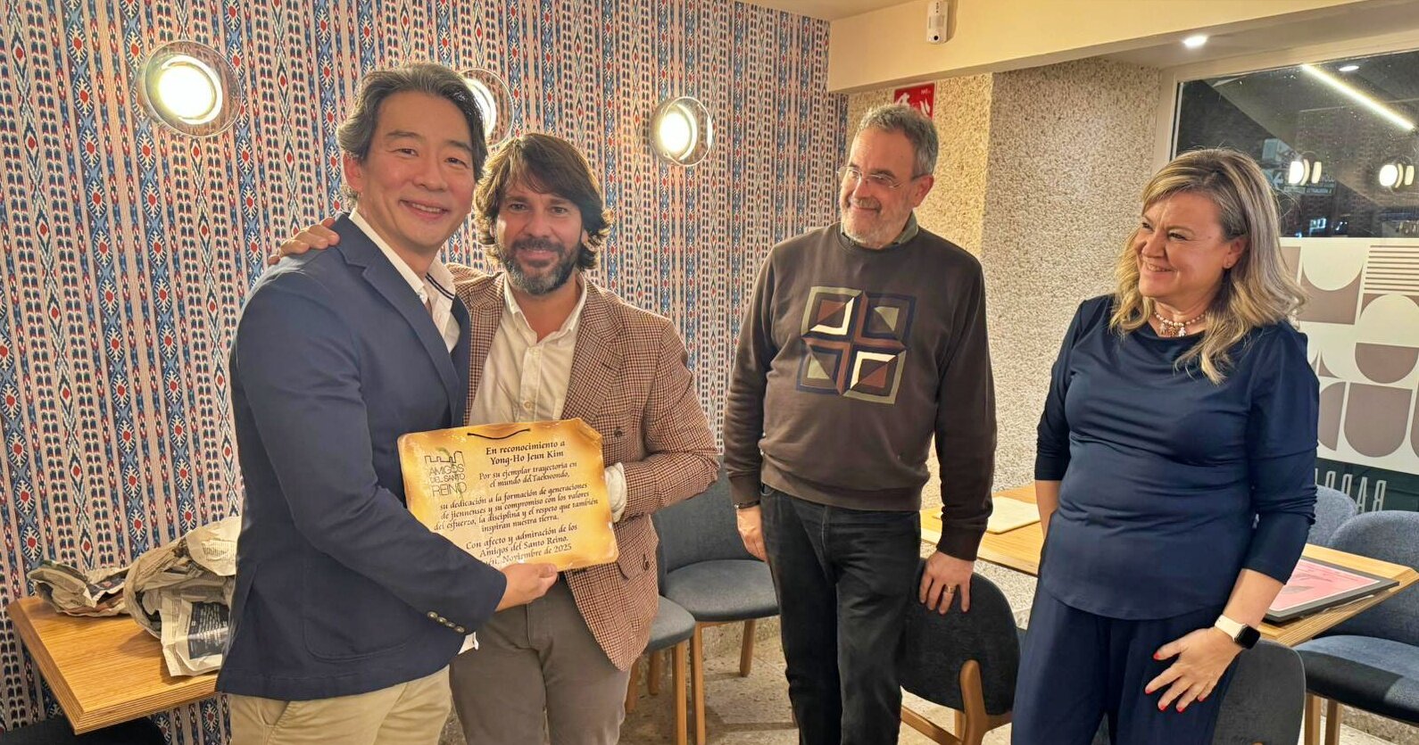 'Amigos del Santo Reino' reconoce a Yong-Ho Jeun Kim