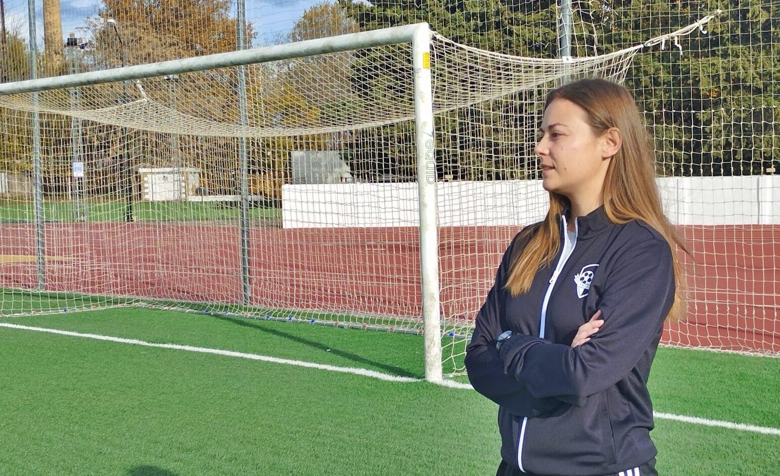 Tamara Blanco, de la portería a entrenar a canteranos en Baeza