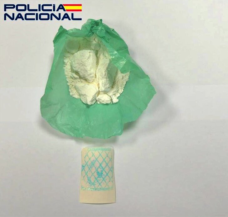 Detenido en Andújar un hombre con 50 gramos de cocaína de gran pureza