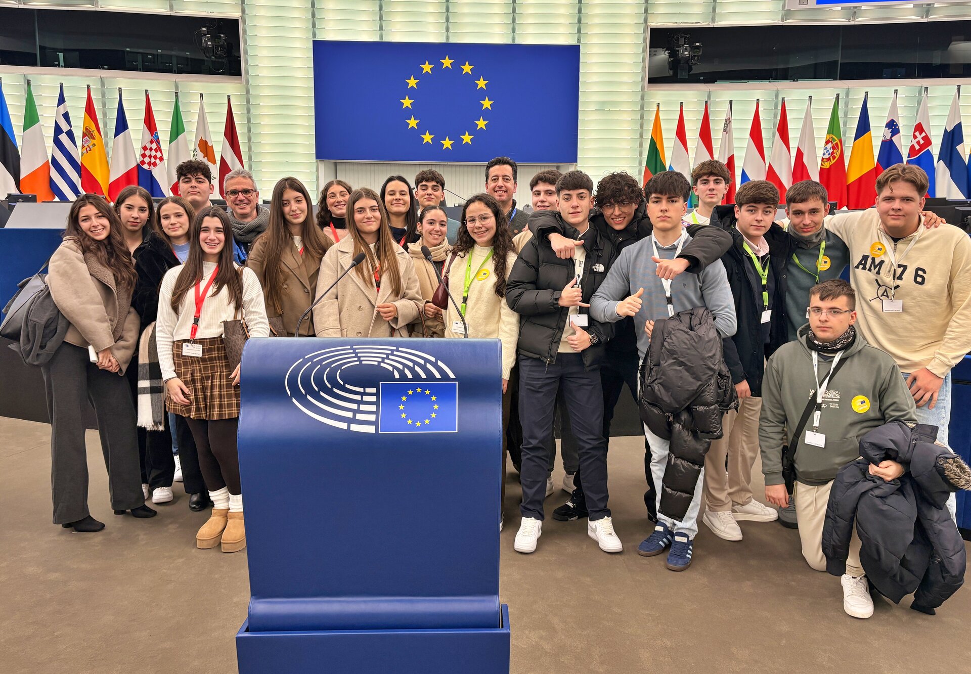 El IES Jándula de Andújar toma la palabra en el Parlamento Europeo