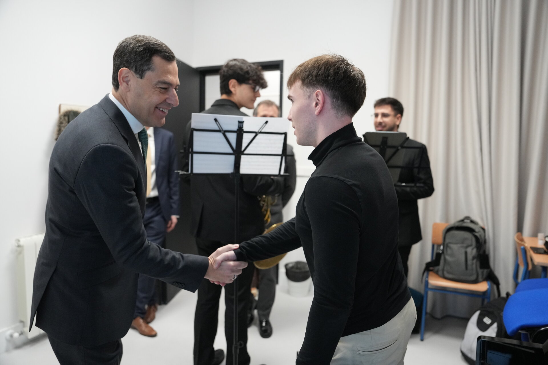 El presidente Juanma Moreno inaugura la nueva sede del Conservatorio Superior de Música Andrés de Vandelvira