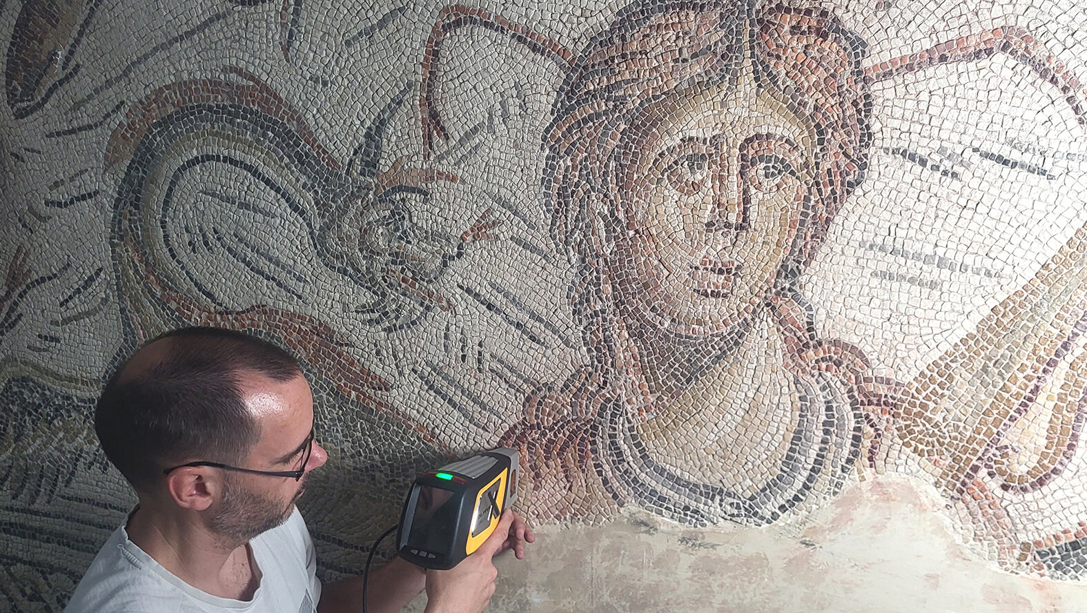 La geoquímica revela el origen y la singularidad de los mosaicos romanos de Jaén