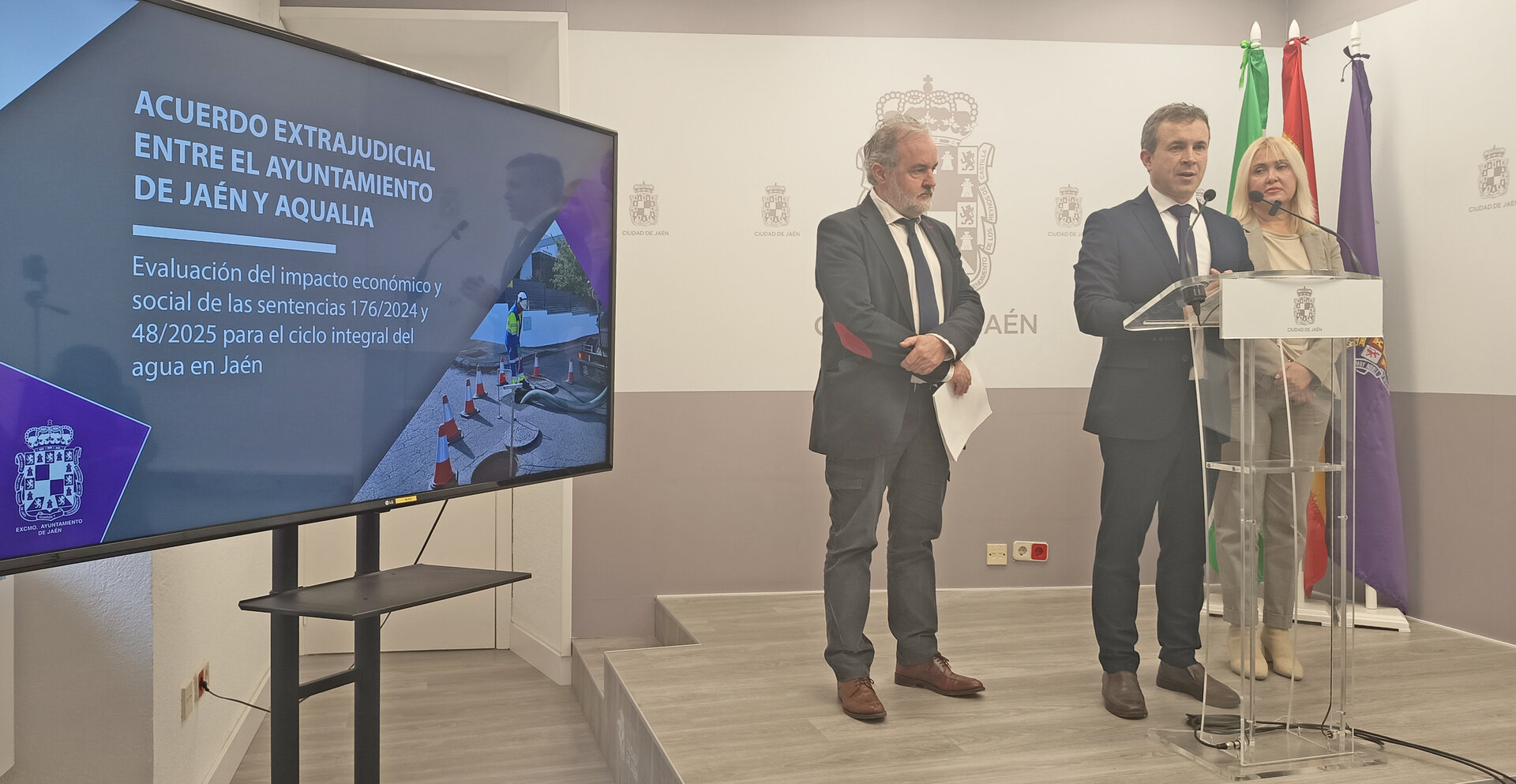 Un acuerdo para pasar página y arreglar las tuberías de Jaén