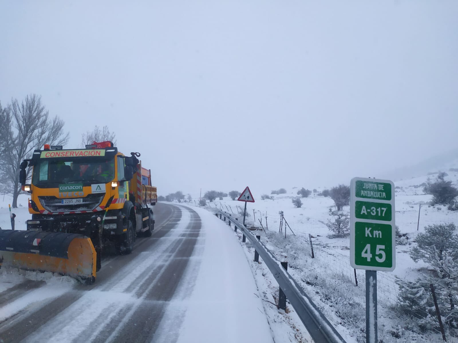 La lluvia y la nieve marcan un fin de semana con más de 30 litros