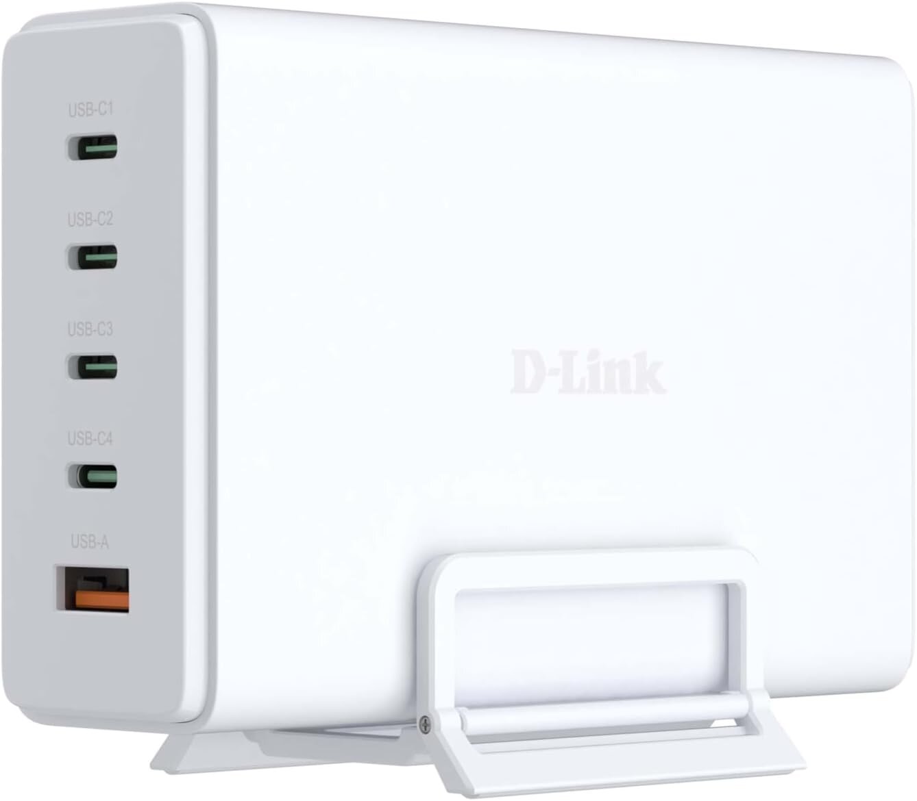 D-Link DCF-241: cargador GaN de 240 W (5 puertos) con PD 3.1 y seguridad