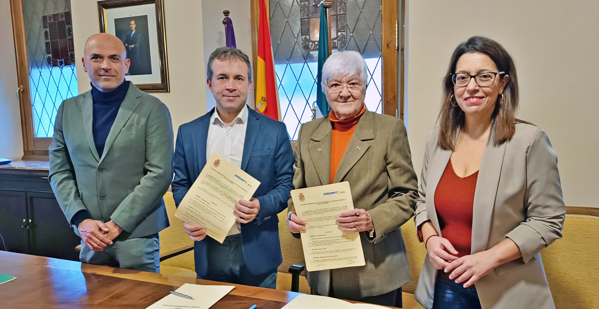 La cesión del terreno municipal para el centro de Aprompsi en el Bulevar ya está rubricada