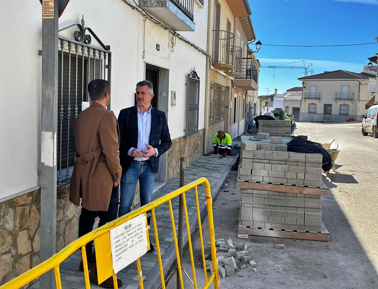 La Diputación mejora infraestructuras y carreteras en La Bobadilla