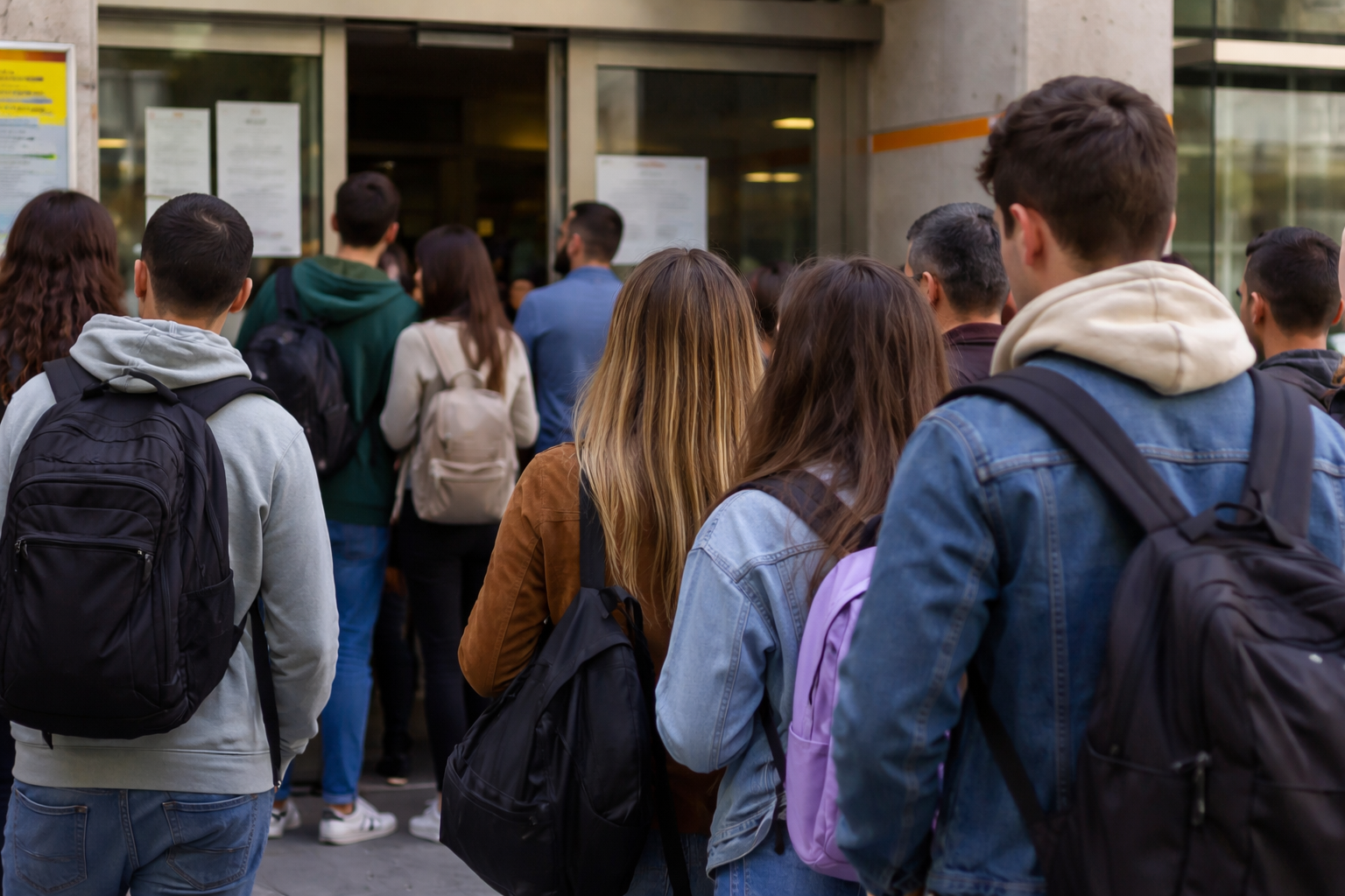 La tasa de paro entre los jóvenes de 16 a 29 años ronda el 30% en Jaén