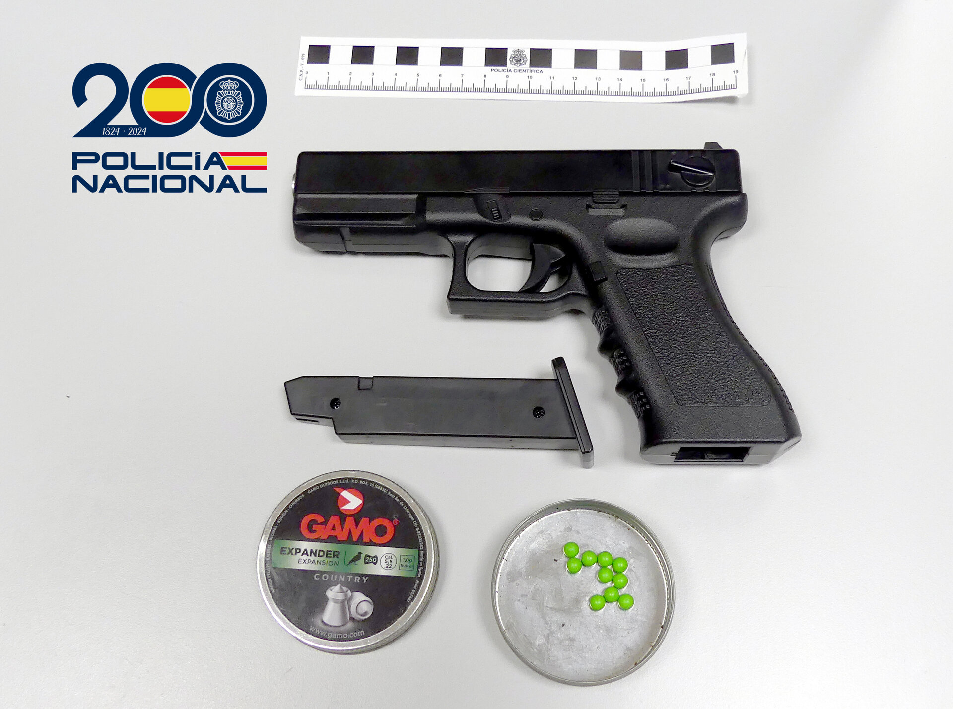 Arrestado en Andújar por disparos a viandantes con una pistola de aire comprimido