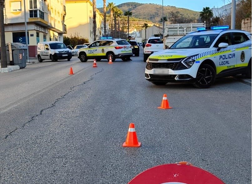 Detenido en Martos por conducir sin permiso y suplantar la identidad de su hermano