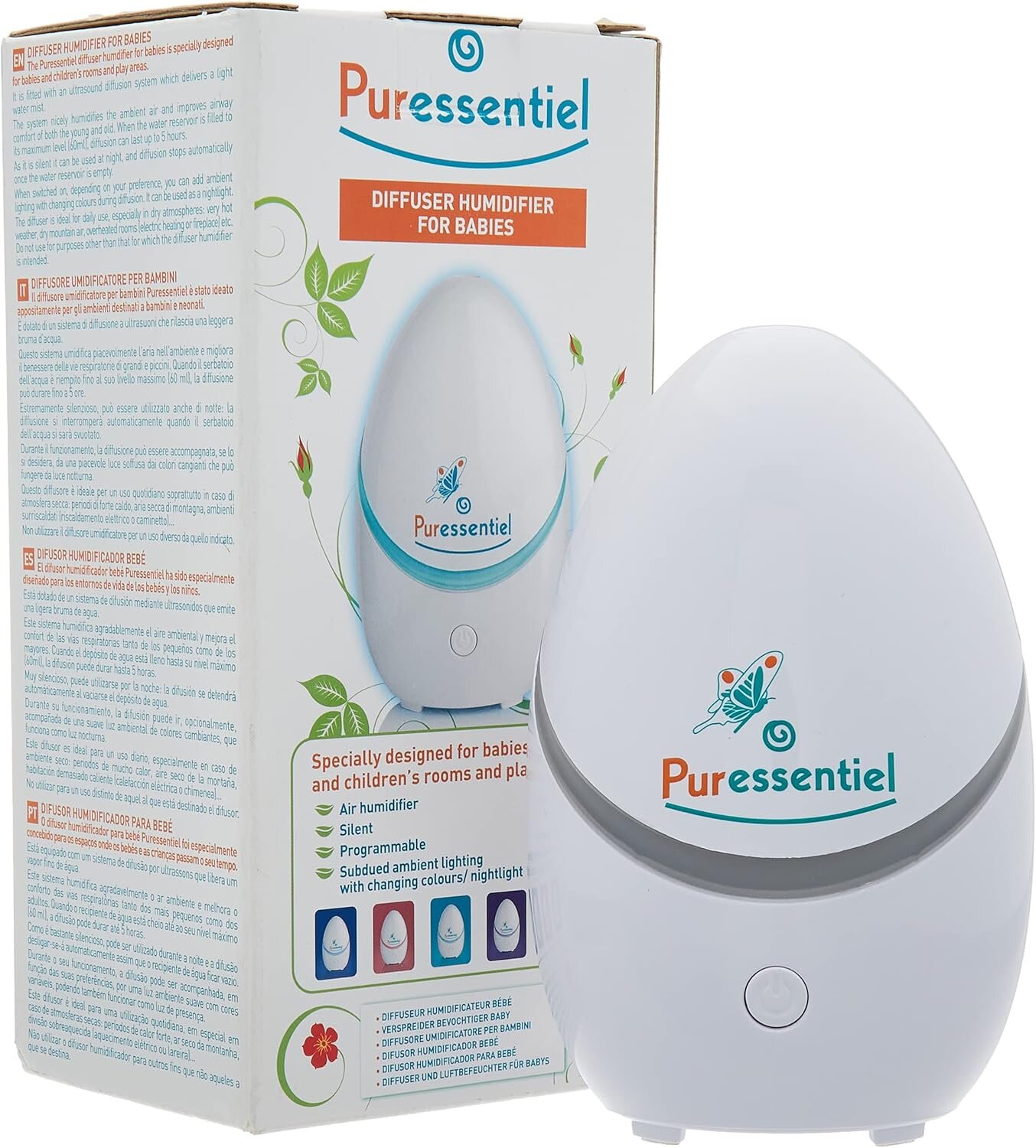 Características principales del PURESSENTIEL Difusor Niños