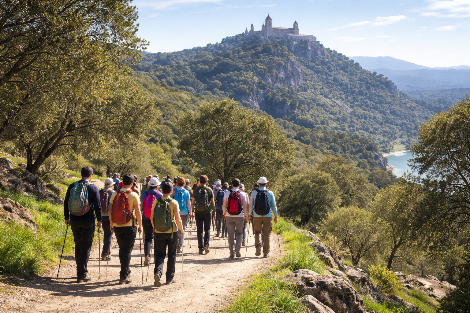 Bailén organiza una ruta de senderismo entre el Santuario de la Virgen de la Cabeza y El Encinarejo