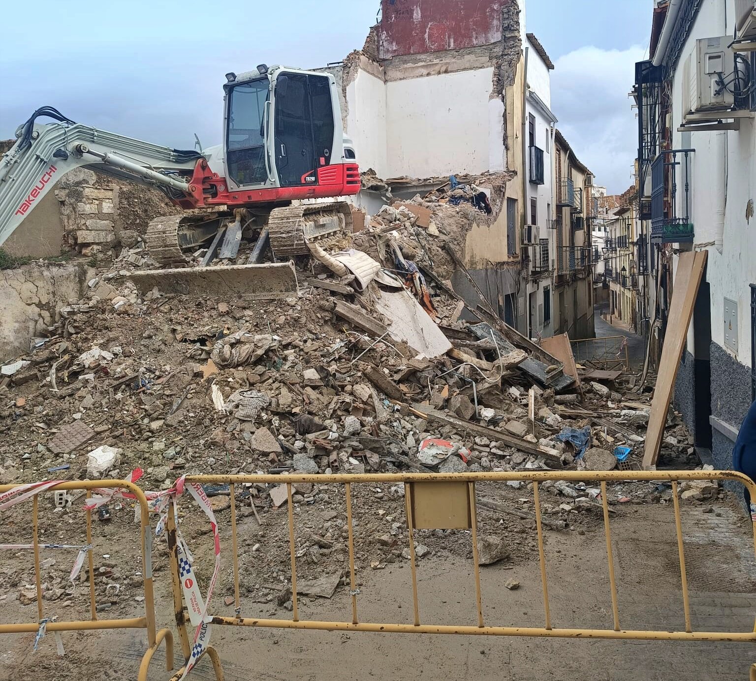 Indignación por los derrumbes en el casco antiguo: “No entendemos la falta de inversiones"