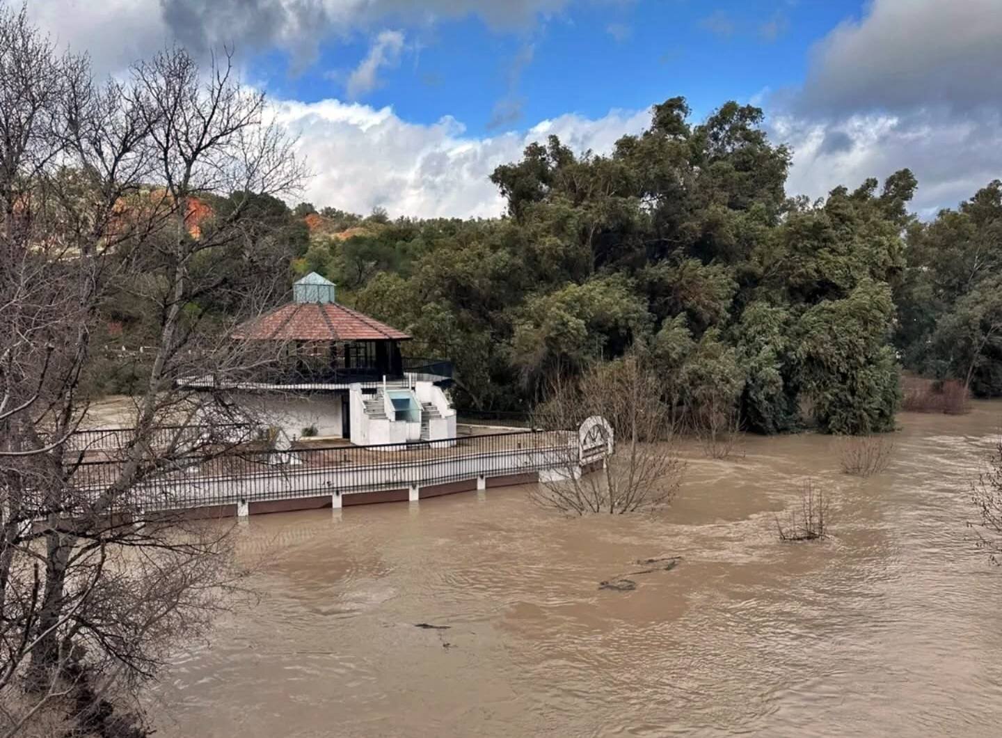 Marta llega a Jaén con los embalses al 70,9% y varios ríos en nivel rojo