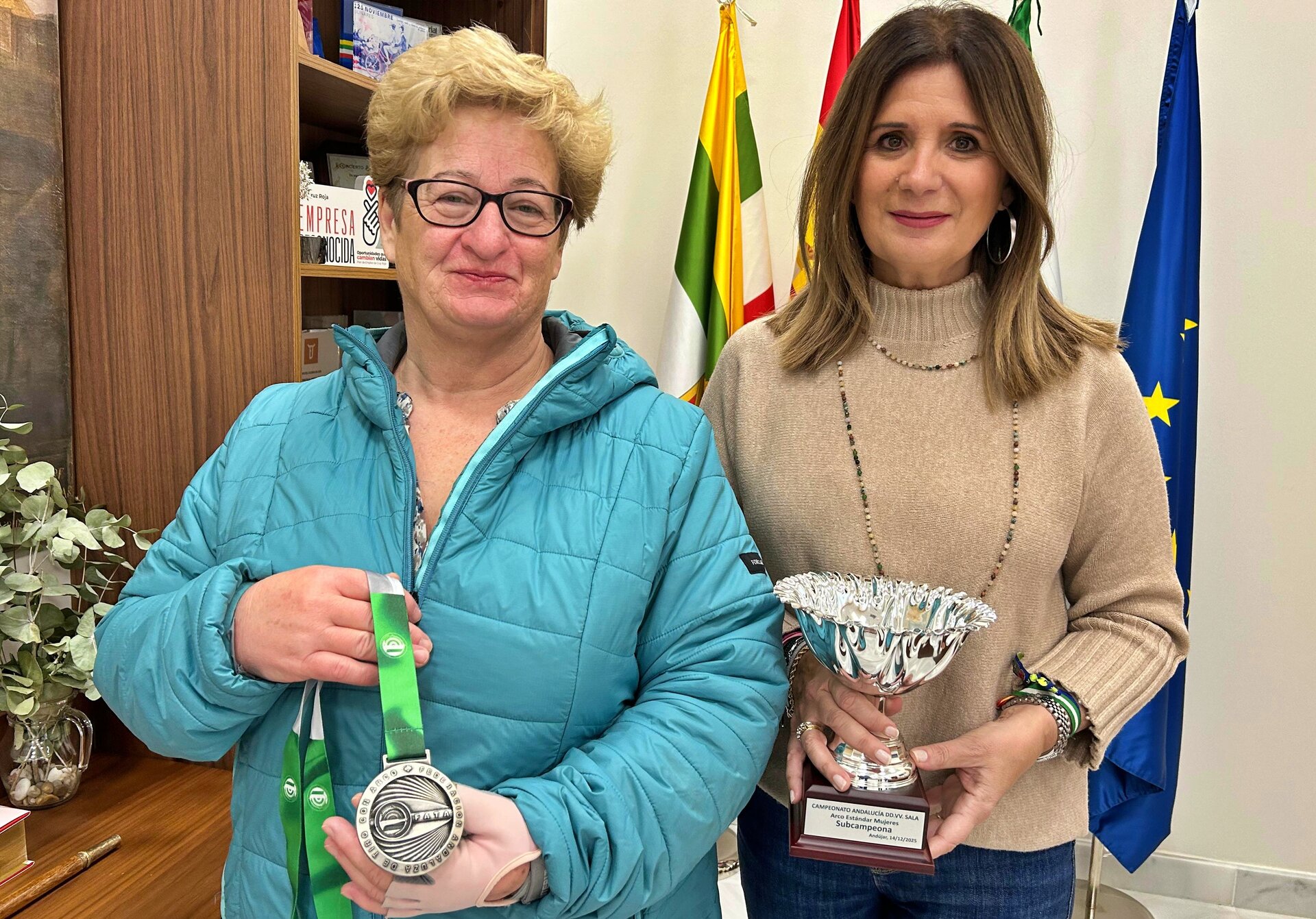 Isabel Hervás, subcampeona andaluza de tiro con arco en Andújar