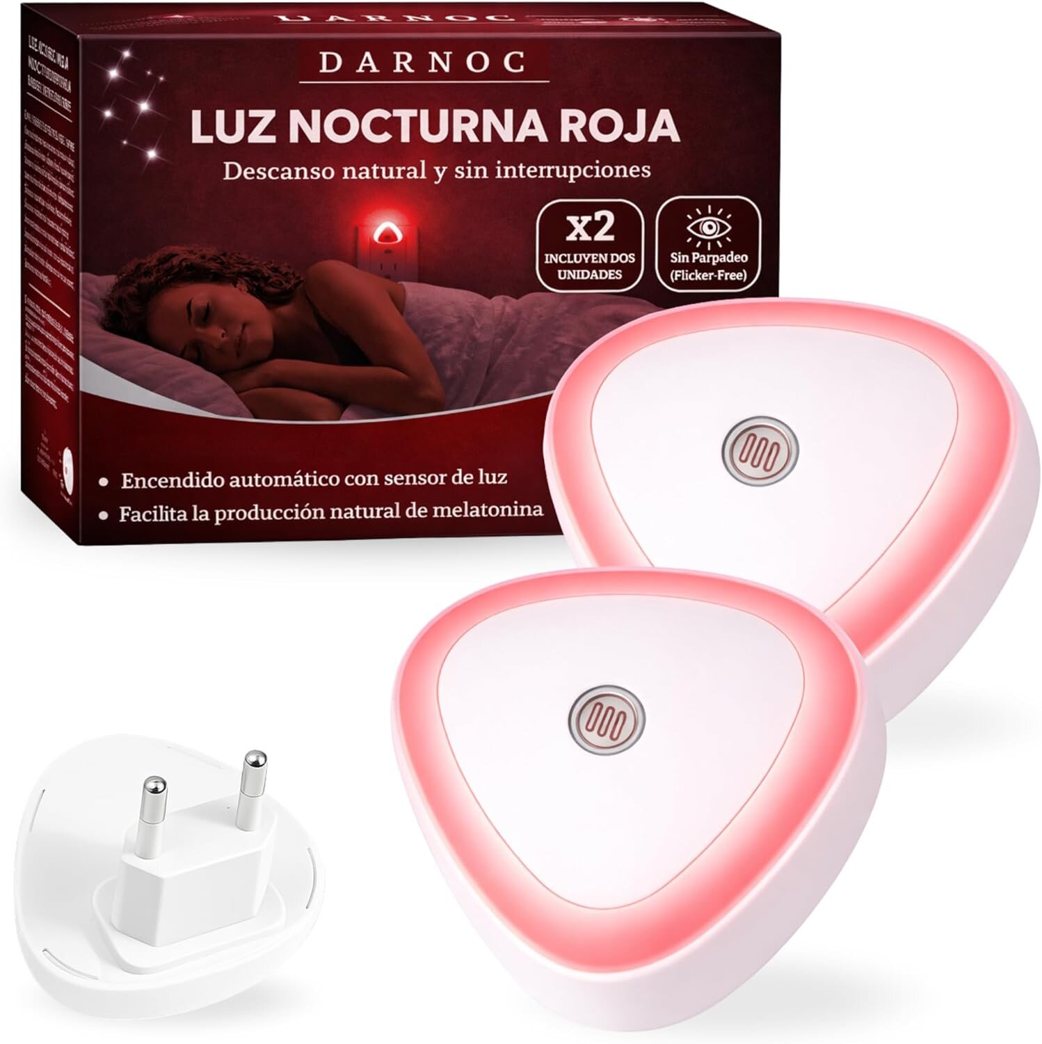 DARNOC Pack 2 Luz LED Nocturna Melatonina: ofertas y opiniones de usuarios