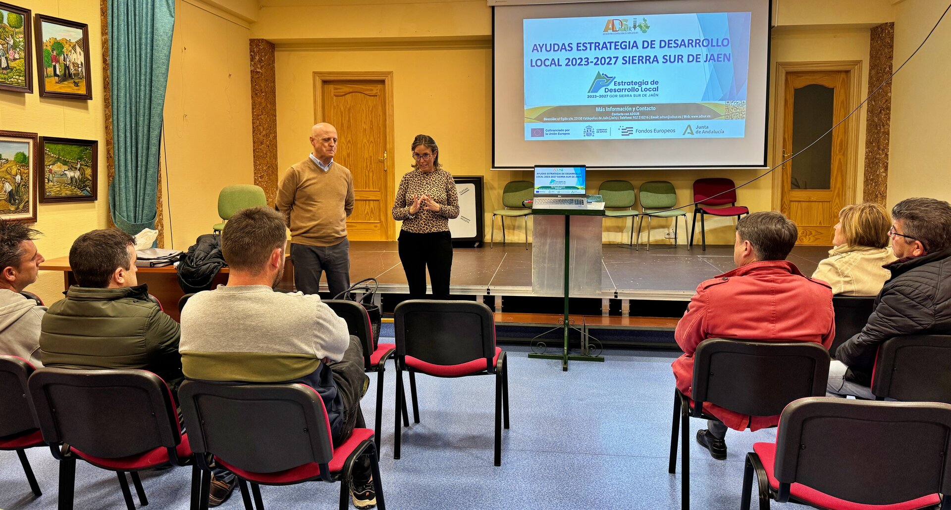 Adsur presenta en Frailes nuevas ayudas para autónomos, empresas y asociaciones