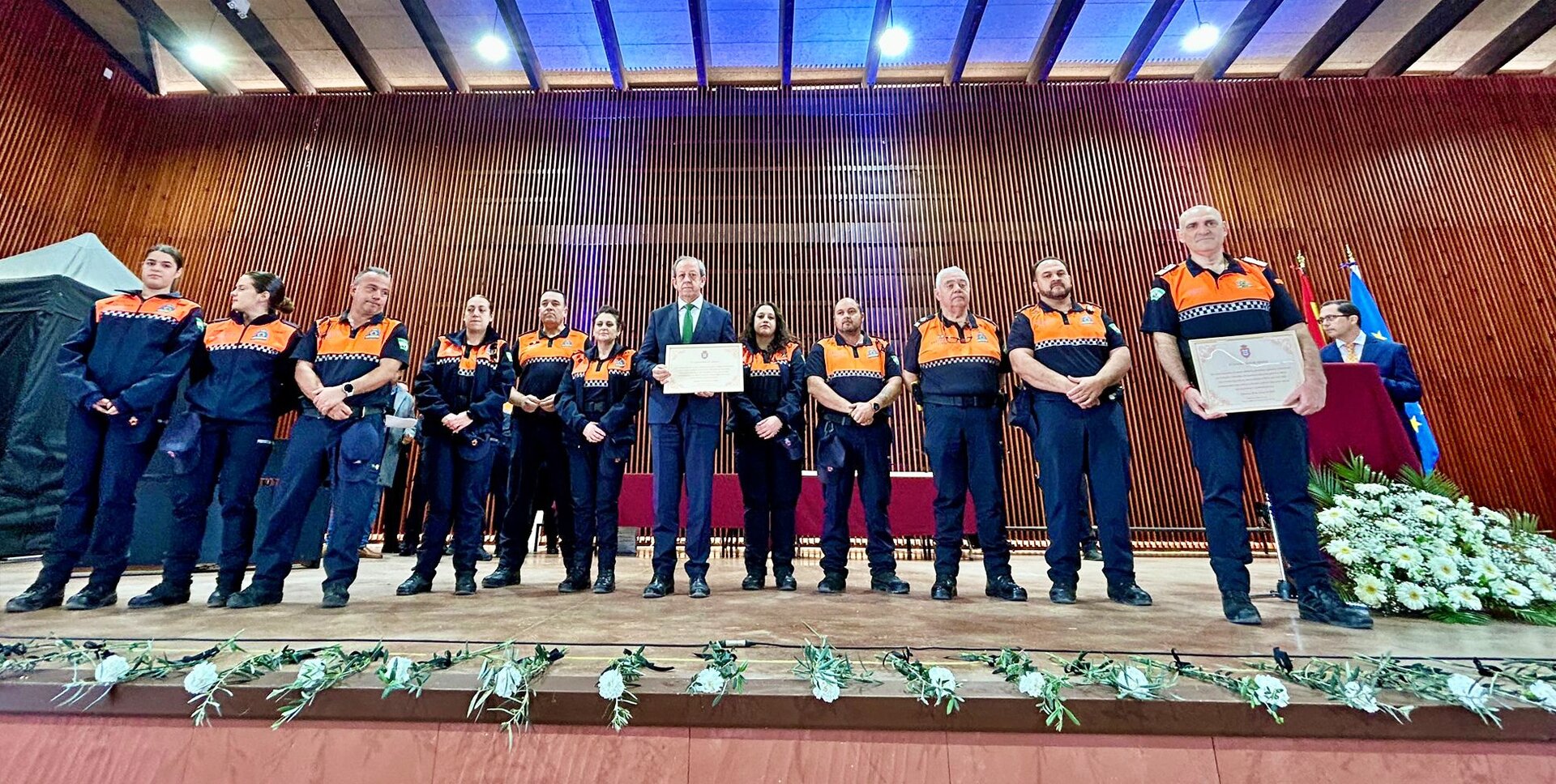 Andújar recibe un reconocimiento por su labor tras el accidente ferroviario en Adamuz