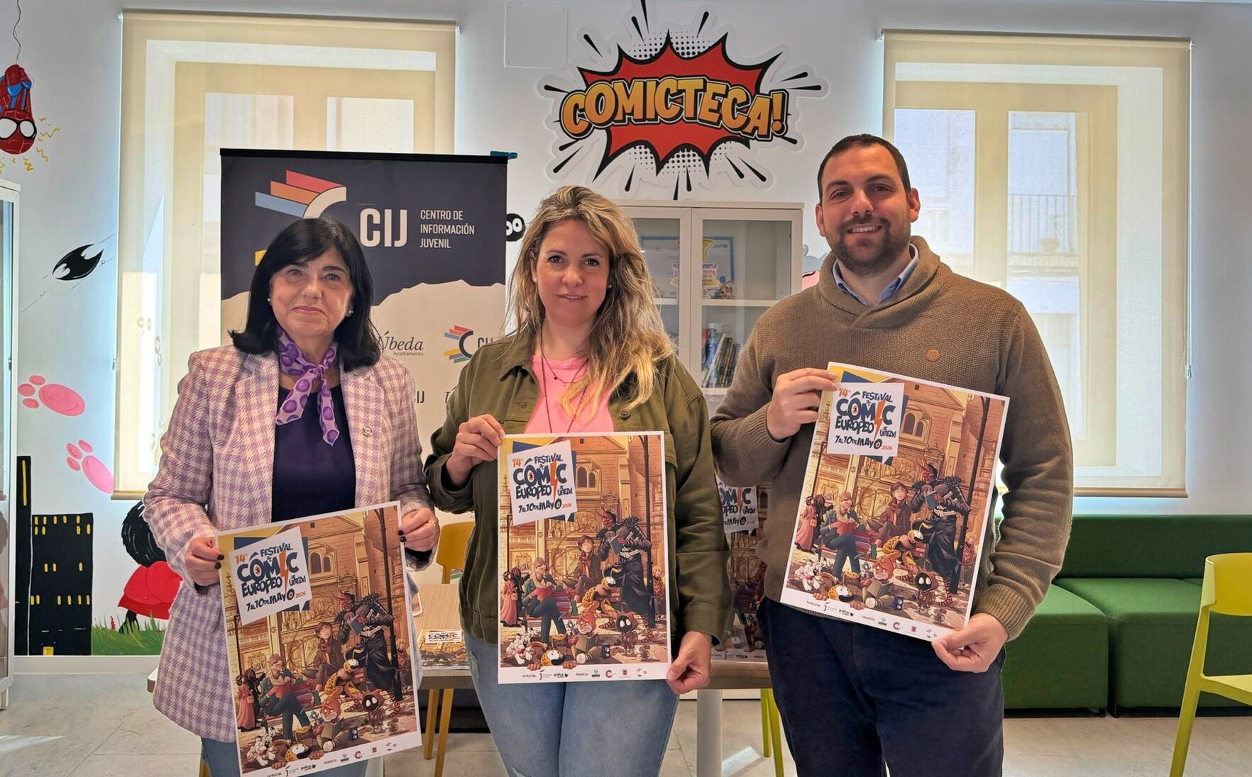 Úbeda presenta el cartel del XIV Festival de Cómic Europeo, que se celebrará del 7 al 10 de mayo