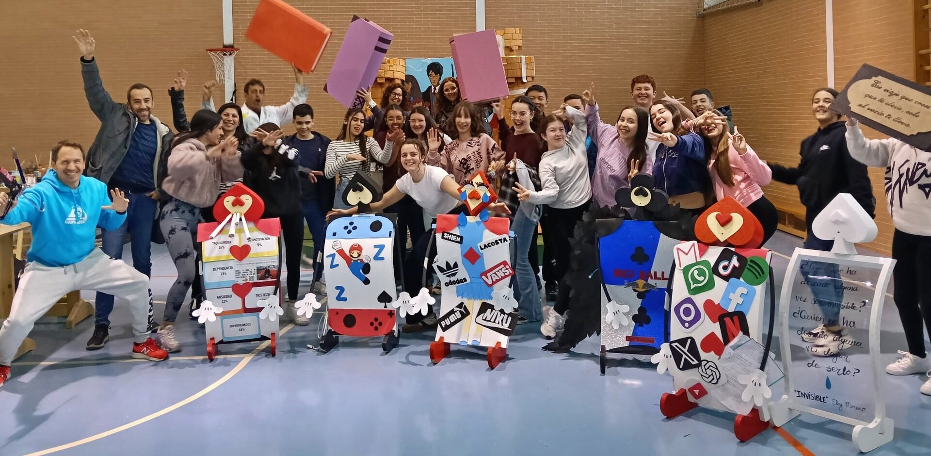 El instituto de Mancha Real que dedica su tercera falla a la lectura