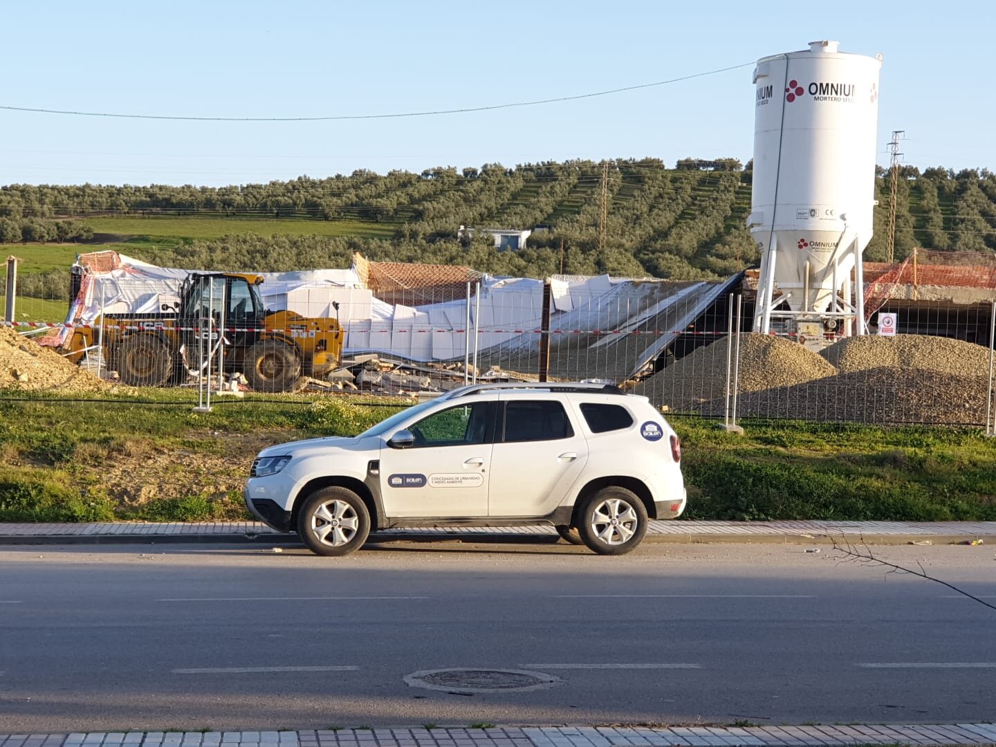 Bailén rescindirá el contrato de la residencia tras el colapso de parte de la obra