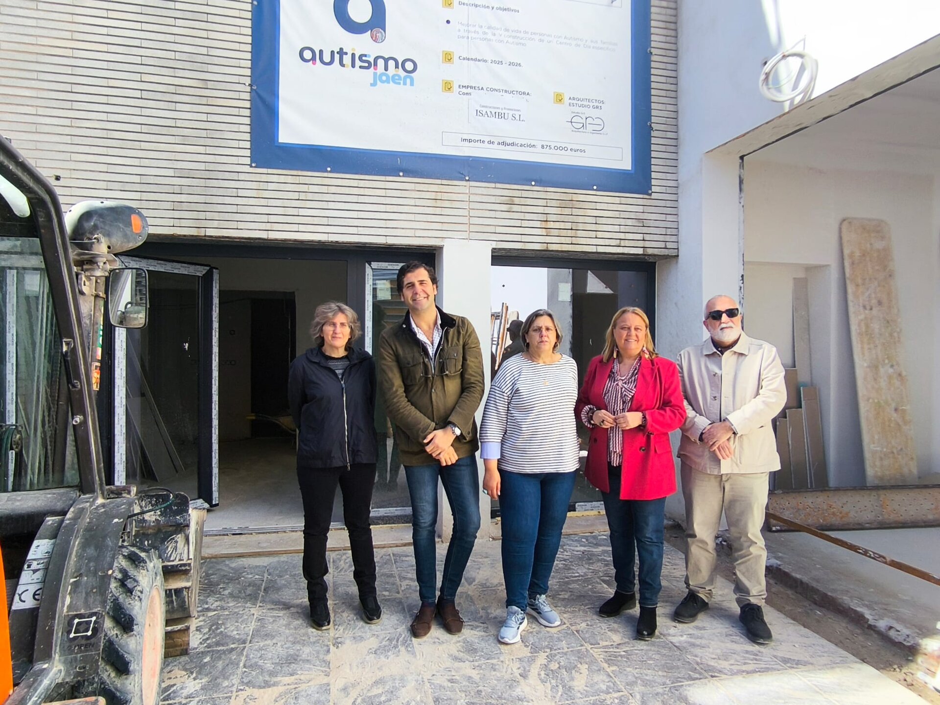 Avanzan las obras del nuevo centro de día para personas con autismo en Jaén