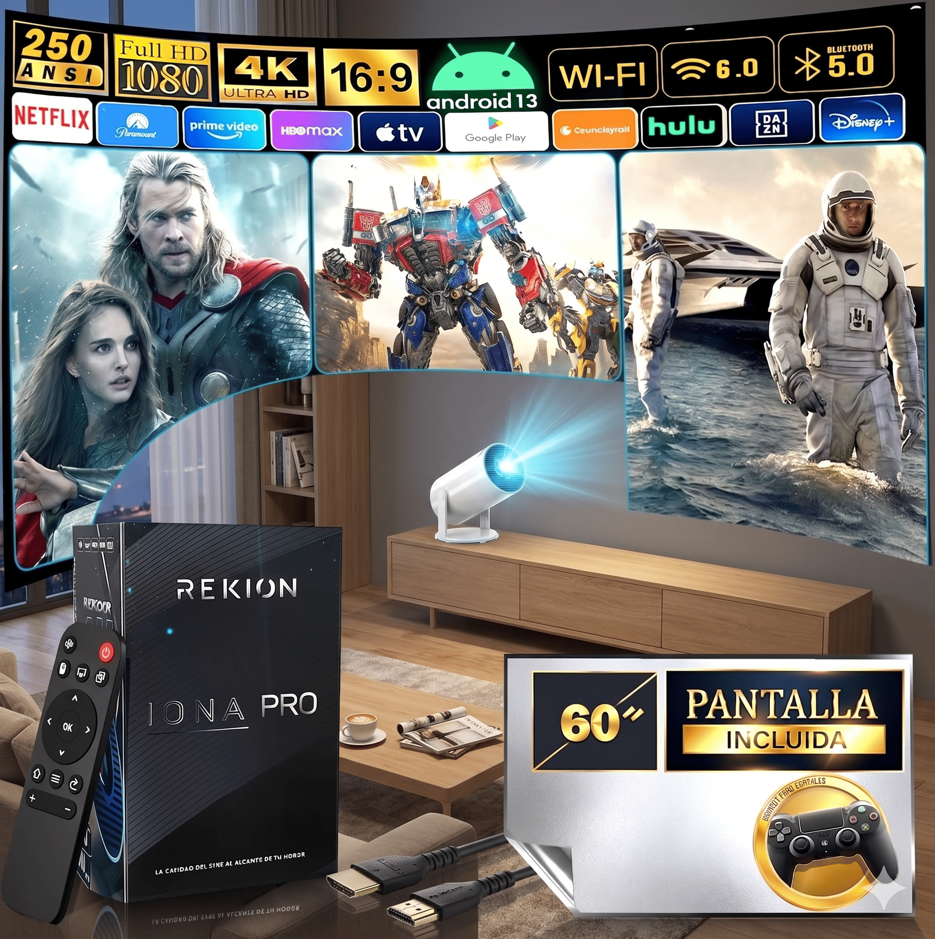 REKION HY.300 4K: ofertas y opiniones de usuarios