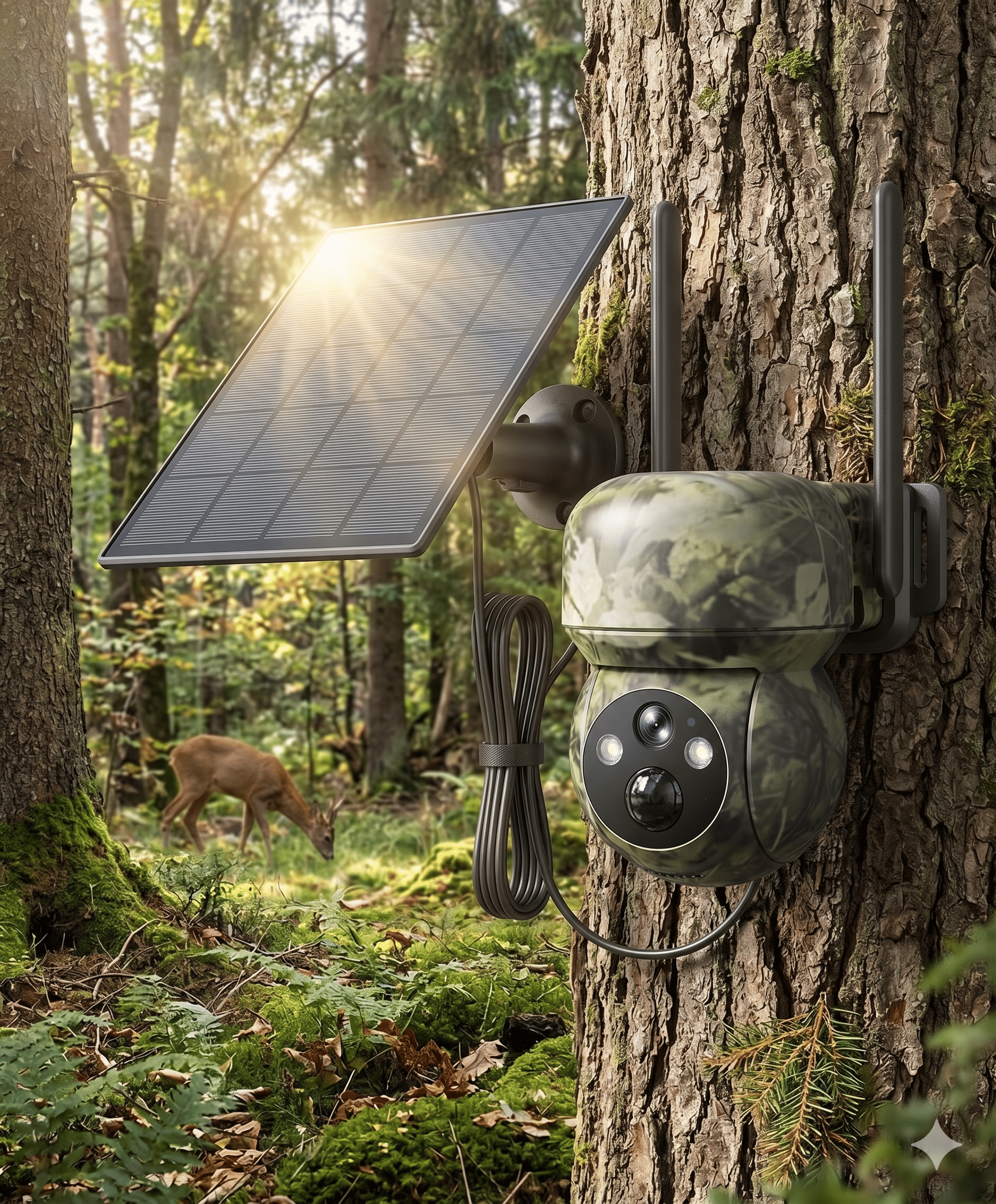 GNCC 4G LTE Cámara Fototrampeo 360° PTZ 2K Solar: Ofertas y Opiniones de Usuarios