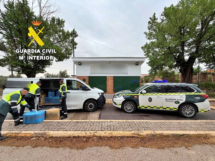 Interceptado en la A-4 un vehículo con 820 kilos de hachís en Jaén