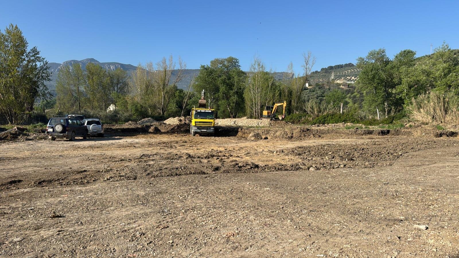 El Ayuntamiento retoma las obras en Los Cañones tras el parón por las lluvias