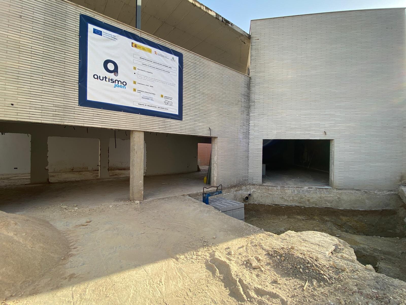 'Autismo Jaén' denuncia robos en las obras del futuro Centro de Día
