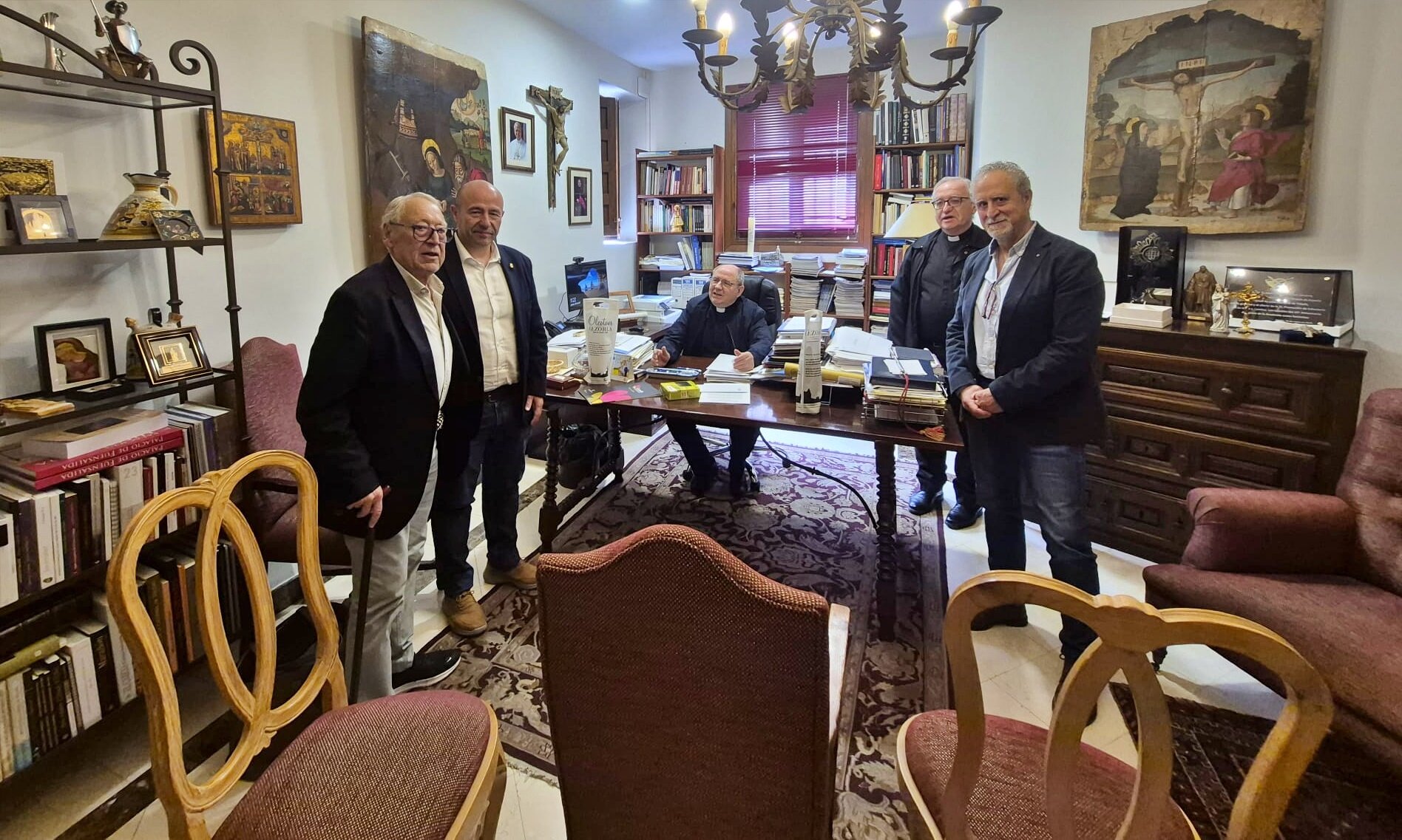 Cazorla estrecha lazos con Toledo para preservar documentos del Adelantamiento