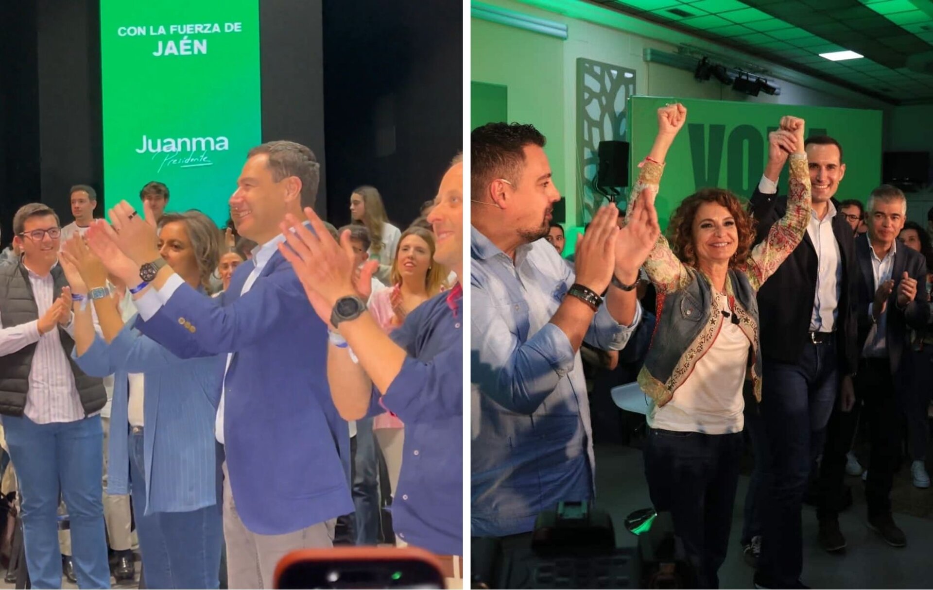 Dos campañas, dos estados de ánimo frente al 17M
