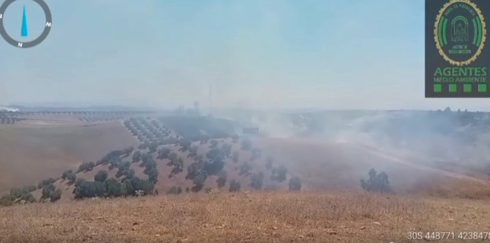 Estabilizado el incendio forestal declarado este viernes en La Carolina