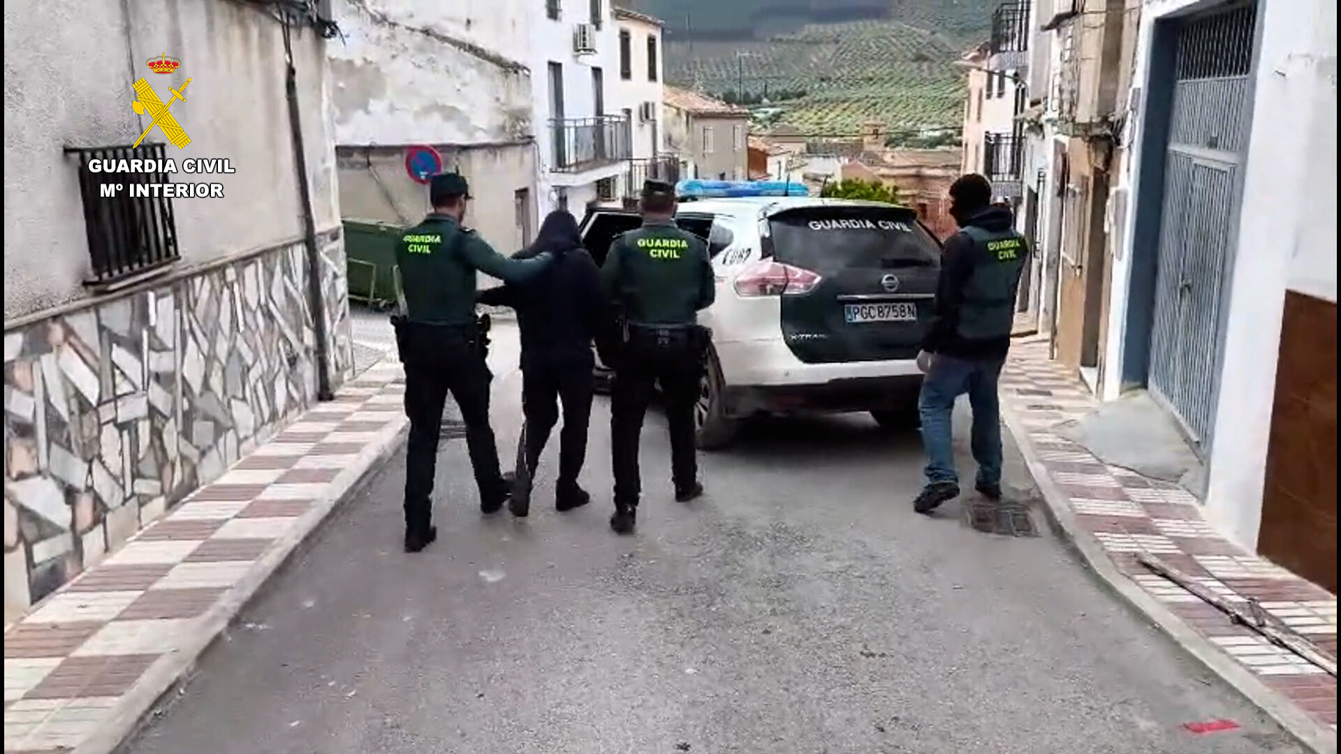 Desmantelado un punto de venta de droga en Jamilena con dos detenidos y más de cuatro kilos de sustancias incautadas