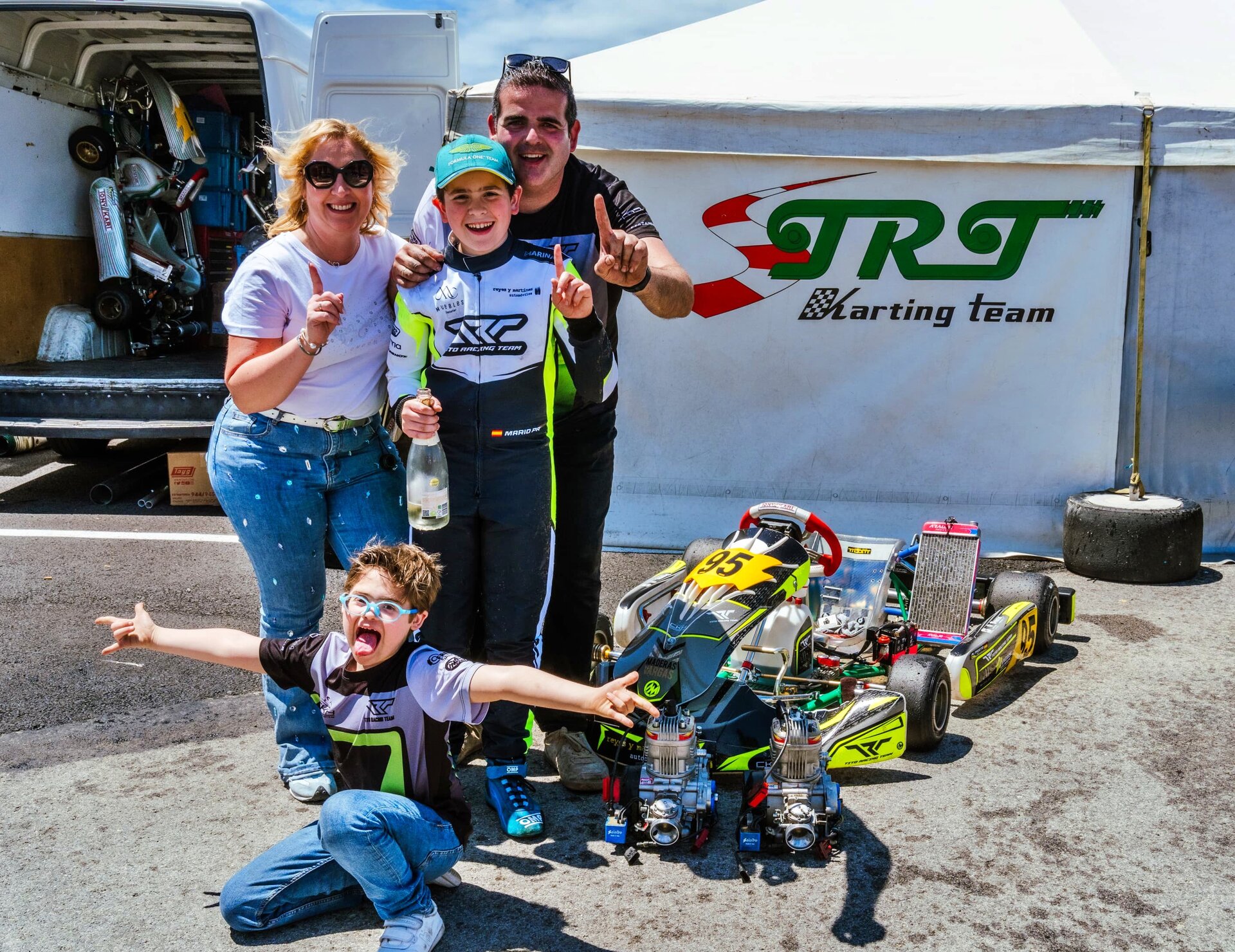 Mario Prieto arrasa en el Andaluz de Karting con pleno de victorias