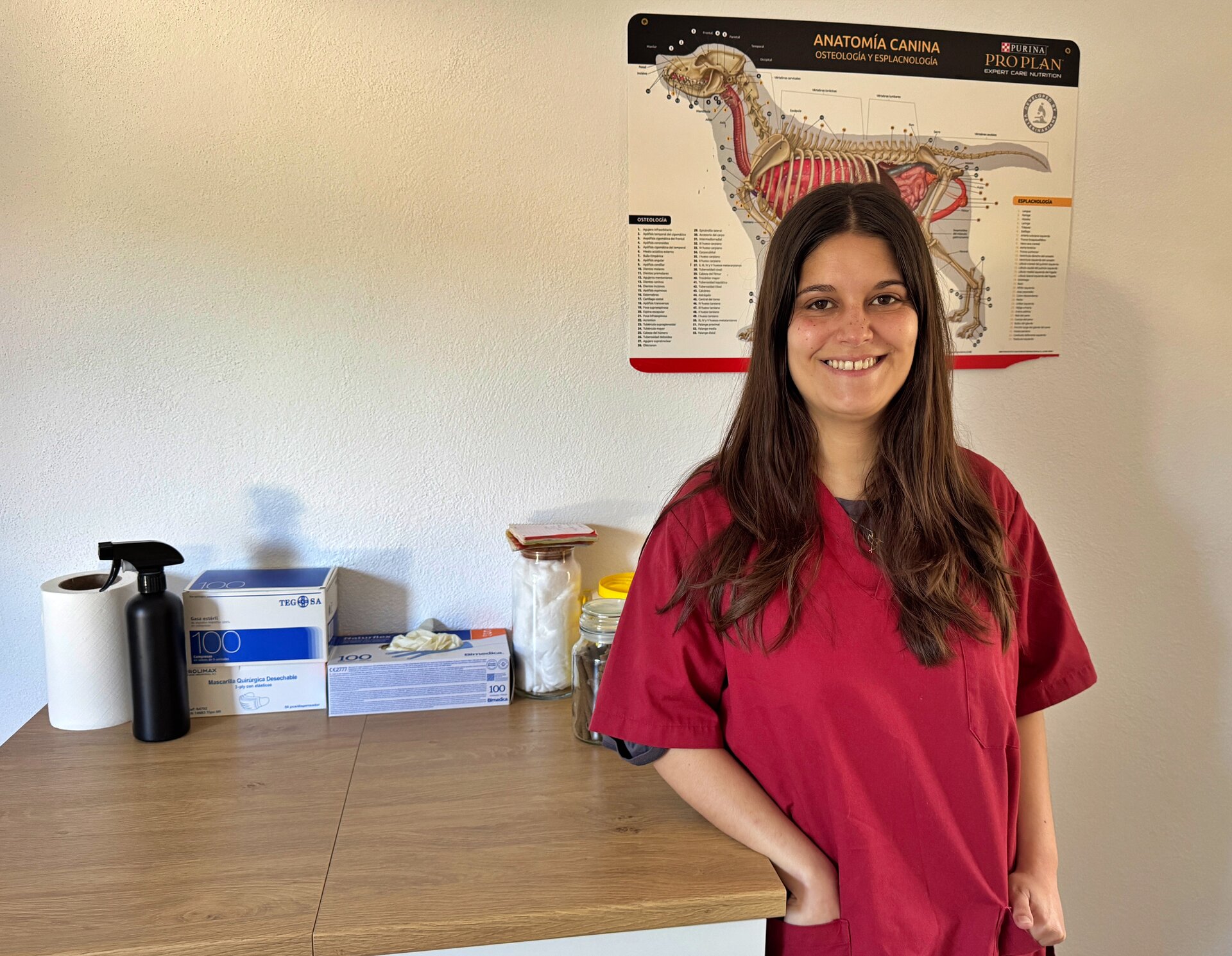 Marisa Rufián, la veterinaria que estrena el primer consultorio para mascotas en Frailes