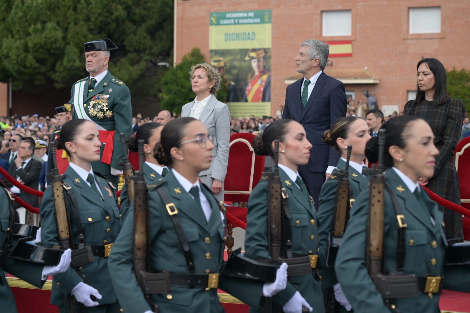 Grande-Marlkas preside la jura de bandera en Baeza