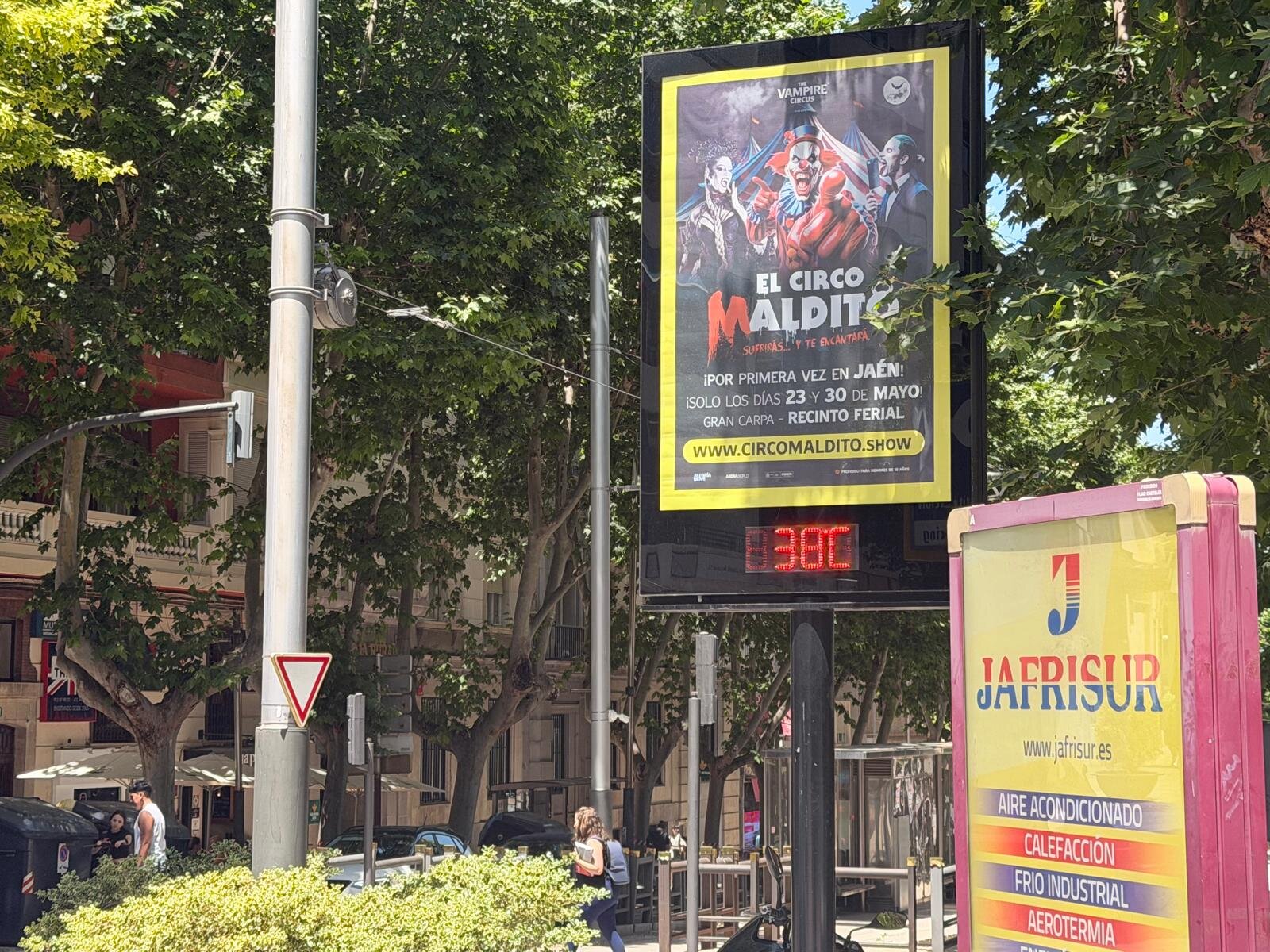 Jaén activa su primer aviso amarillo por calor del año
