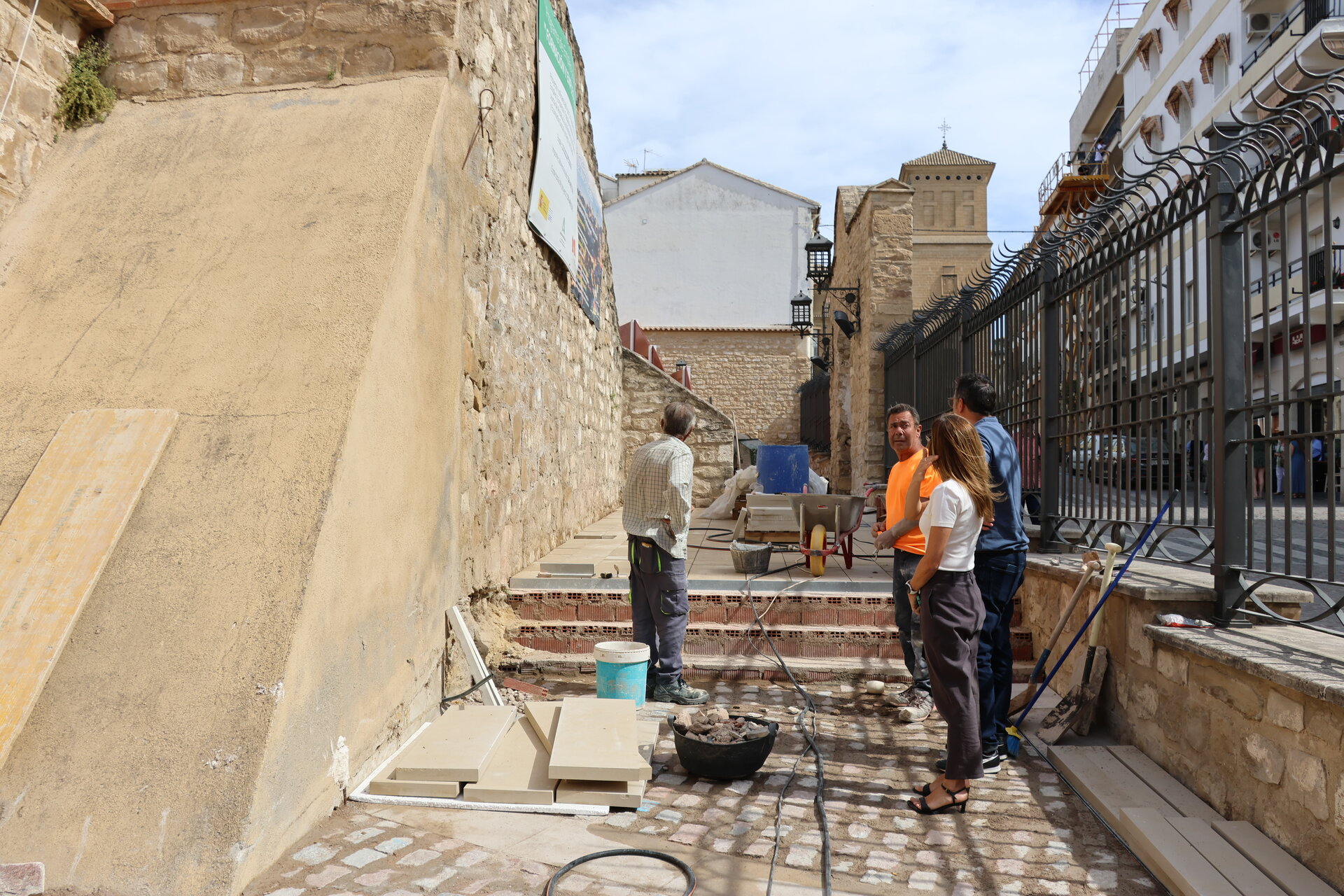 La Plaza de Toros de Úbeda avanza con una nueva fase de rehabilitación